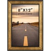 image:imageGolden State Art 8x12 Poster Frame Dark Gold Brown amp Bronze Real Glass  Horizontal or Vertical Display Wall Mount Display Photo Art Picture or Print Home or officeDark Gold Brown  Bronze