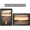 image:imageGolden State Art 8x12 Poster Frame Dark Gold Brown amp Bronze Real Glass  Horizontal or Vertical Display Wall Mount Display Photo Art Picture or Print Home or officeSilverbeigeBlack