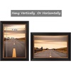 image:imageGolden State Art 8x12 Poster Frame Dark Gold Brown amp Bronze Real Glass  Horizontal or Vertical Display Wall Mount Display Photo Art Picture or Print Home or officeBlackBurgundy  Gold Trim