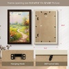 image:imageGolden State Art 8x12 Poster Frame Dark Gold Brown amp Bronze Real Glass  Horizontal or Vertical Display Wall Mount Display Photo Art Picture or Print Home or officeBrown Gold