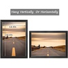 image:imageGolden State Art 8x12 Poster Frame Dark Gold Brown amp Bronze Real Glass  Horizontal or Vertical Display Wall Mount Display Photo Art Picture or Print Home or officeSilverbeigeBlack