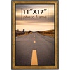 image:imageGolden State Art 8x12 Poster Frame Dark Gold Brown amp Bronze Real Glass  Horizontal or Vertical Display Wall Mount Display Photo Art Picture or Print Home or officeDark Gold Brown  Bronze