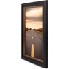 image:imageGolden State Art 8x12 Poster Frame Dark Gold Brown amp Bronze Real Glass  Horizontal or Vertical Display Wall Mount Display Photo Art Picture or Print Home or officeBlackBurgundy  Gold Trim