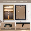 image:imageGolden State Art 8x12 Poster Frame Dark Gold Brown amp Bronze Real Glass  Horizontal or Vertical Display Wall Mount Display Photo Art Picture or Print Home or officeDark Gold Brown  Bronze