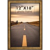 image:imageGolden State Art 8x12 Poster Frame Dark Gold Brown amp Bronze Real Glass  Horizontal or Vertical Display Wall Mount Display Photo Art Picture or Print Home or officeDark Gold Brown  Bronze