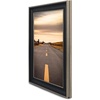 image:imageGolden State Art 8x12 Poster Frame Dark Gold Brown amp Bronze Real Glass  Horizontal or Vertical Display Wall Mount Display Photo Art Picture or Print Home or officeSilverbeigeBlack