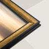 image:imageGolden State Art 8x12 Poster Frame Dark Gold Brown amp Bronze Real Glass  Horizontal or Vertical Display Wall Mount Display Photo Art Picture or Print Home or officeDark Gold Brown  Bronze