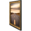 image:imageGolden State Art 8x12 Poster Frame Dark Gold Brown amp Bronze Real Glass  Horizontal or Vertical Display Wall Mount Display Photo Art Picture or Print Home or officeDark Gold Brown  Bronze
