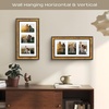 image:imageGolden State Art 8x20 Antique Gold Collage Frame Mat For 4 4x6 Pictures  Real GlassWhite Mat displays 4 4x6 Photos Four Openings Great for Dad Gifts from Daughter Son Poster or Print DisplayAntique Gold