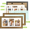 image:imageGolden State Art 8x20 Antique Gold Collage Frame Mat For 4 4x6 Pictures  Real GlassWhite Mat displays 4 4x6 Photos Four Openings Great for Dad Gifts from Daughter Son Poster or Print DisplayAntique Gold