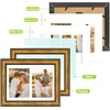 image:imageGolden State Art 8x20 Antique Gold Collage Frame Mat For 4 4x6 Pictures  Real GlassWhite Mat displays 4 4x6 Photos Four Openings Great for Dad Gifts from Daughter Son Poster or Print DisplayAntique Gold