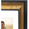 image:imageGolden State Art 8x20 Antique Gold Collage Frame Mat For 4 4x6 Pictures  Real GlassWhite Mat displays 4 4x6 Photos Four Openings Great for Dad Gifts from Daughter Son Poster or Print DisplayAntique Gold