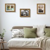 image:imageGolden State Art 8x20 Antique Gold Collage Frame Mat For 4 4x6 Pictures  Real GlassWhite Mat displays 4 4x6 Photos Four Openings Great for Dad Gifts from Daughter Son Poster or Print DisplayAntique Gold