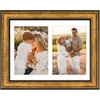 image:imageGolden State Art 8x20 Antique Gold Collage Frame Mat For 4 4x6 Pictures  Real GlassWhite Mat displays 4 4x6 Photos Four Openings Great for Dad Gifts from Daughter Son Poster or Print DisplayAntique Gold