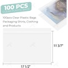 image:imageGolden State Art Acid Free Crystal Sealed Clear Bags 11x17 inches 100 Pack  Clear Sleeves Storage Bags For 11x17 Art Prints Photos11x17