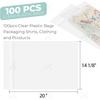 image:imageGolden State Art Clear Storage Bags 14 18 x 20 inches 100 PCS  Resealable Clear Picture Sleeve For 14x20 Art Prints Pictures Photos Frame Mats14x20