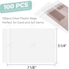 image:imageGolden State Art Clear Storage Bags 14 18 x 20 inches 100 PCS  Resealable Clear Picture Sleeve For 14x20 Art Prints Pictures Photos Frame Mats5x7