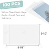 image:imageGolden State Art Clear Storage Bags 14 18 x 20 inches 100 PCS  Resealable Clear Picture Sleeve For 14x20 Art Prints Pictures Photos Frame Mats5x8