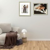 image:imageGolden State Art13x19 Ornate Picture Frame Holds 11x17 PhotoBlack Gold  Includes HD plexiglass frontwhite matbuildin hangers and buttons13x19 Decorative photo frame matted to 11x17Wall mountBlue Gold