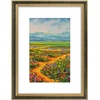 image:imageGolden State Art13x19 Ornate Picture Frame Holds 11x17 PhotoBlack Gold  Includes HD plexiglass frontwhite matbuildin hangers and buttons13x19 Decorative photo frame matted to 11x17Wall mountBlack Gold