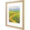 image:imageGolden State Art13x19 Ornate Picture Frame Holds 11x17 PhotoBlack Gold  Includes HD plexiglass frontwhite matbuildin hangers and buttons13x19 Decorative photo frame matted to 11x17Wall mountChampagne Gold