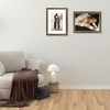 image:imageGolden State Art13x19 Ornate Picture Frame Holds 11x17 PhotoBlack Gold  Includes HD plexiglass frontwhite matbuildin hangers and buttons13x19 Decorative photo frame matted to 11x17Wall mountBlack Gold