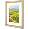 image:imageGolden State Art13x19 Ornate Picture Frame Holds 11x17 PhotoBlack Gold  Includes HD plexiglass frontwhite matbuildin hangers and buttons13x19 Decorative photo frame matted to 11x17Wall mountChampagne Gold