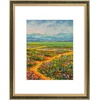 image:imageGolden State Art13x19 Ornate Picture Frame Holds 11x17 PhotoBlack Gold  Includes HD plexiglass frontwhite matbuildin hangers and buttons13x19 Decorative photo frame matted to 11x17Wall mountBlack Gold