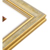 image:imageGolden State Art13x19 Ornate Picture Frame Holds 11x17 PhotoBlack Gold  Includes HD plexiglass frontwhite matbuildin hangers and buttons13x19 Decorative photo frame matted to 11x17Wall mountVintage Gold