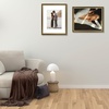 image:imageGolden State Art13x19 Ornate Picture Frame Holds 11x17 PhotoBlack Gold  Includes HD plexiglass frontwhite matbuildin hangers and buttons13x19 Decorative photo frame matted to 11x17Wall mountBlack Gold