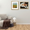 image:imageGolden State Art13x19 Ornate Picture Frame Holds 11x17 PhotoBlack Gold  Includes HD plexiglass frontwhite matbuildin hangers and buttons13x19 Decorative photo frame matted to 11x17Wall mountVintage Gold