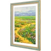 image:imageGolden State Art13x19 Ornate Picture Frame Holds 11x17 PhotoBlack Gold  Includes HD plexiglass frontwhite matbuildin hangers and buttons13x19 Decorative photo frame matted to 11x17Wall mountDistressed Blue Gold