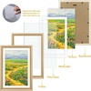 image:imageGolden State Art13x19 Ornate Picture Frame Holds 11x17 PhotoBlack Gold  Includes HD plexiglass frontwhite matbuildin hangers and buttons13x19 Decorative photo frame matted to 11x17Wall mountChampagne Gold