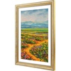 image:imageGolden State Art13x19 Ornate Picture Frame Holds 11x17 PhotoBlack Gold  Includes HD plexiglass frontwhite matbuildin hangers and buttons13x19 Decorative photo frame matted to 11x17Wall mountVintage Gold