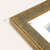 image:imageGolden State Art16x20 Ornate Picture Frame Holds 12x16 PhotoBronze  Includes HD plexiglasswhite matbuildin hangers16x20 Decorative photo frame matted to 12x16Wall mountEmbossed designBronze