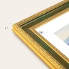 image:imageGolden State Art16x20 Ornate Picture Frame Holds 12x16 PhotoGreen Gold  Includes HD plexiglass frontwhite matbuildin hangers and buttons16x20 Decorative photo frame matted to 12x16Wall mountGreen Gold