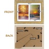 image:imageGolden State Art8x10 Collage Picture Frame Holds Two 4x6 PhotosPink Gold  Includes easel backHD plexiglass frontbuildin hangers and buttonsDesktopwall mount8x10 Decorative photo frame10 PacksVintage Gold