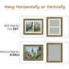 image:imageGolden State Art8x10 Collage Picture Frame Holds Two 4x6 PhotosPink Gold  Includes easel backHD plexiglass frontbuildin hangers and buttonsDesktopwall mount8x10 Decorative photo frame10 PacksGreen Gold