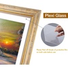 image:imageGolden State Art8x10 Collage Picture Frame Holds Two 4x6 PhotosPink Gold  Includes easel backHD plexiglass frontbuildin hangers and buttonsDesktopwall mount8x10 Decorative photo frame10 PacksVintage Gold