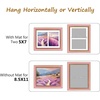image:imageGolden State Art8x10 Collage Picture Frame Holds Two 4x6 PhotosPink Gold  Includes easel backHD plexiglass frontbuildin hangers and buttonsDesktopwall mount8x10 Decorative photo frame10 PacksPink Gold