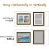 image:imageGolden State Art8x10 Collage Picture Frame Holds Two 4x6 PhotosPink Gold  Includes easel backHD plexiglass frontbuildin hangers and buttonsDesktopwall mount8x10 Decorative photo frame10 PacksBlack Gold