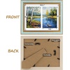 image:imageGolden State Art8x10 Collage Picture Frame Holds Two 4x6 PhotosPink Gold  Includes easel backHD plexiglass frontbuildin hangers and buttonsDesktopwall mount8x10 Decorative photo frame10 PacksBlue Gold