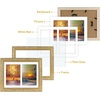 image:imageGolden State Art8x10 Collage Picture Frame Holds Two 4x6 PhotosPink Gold  Includes easel backHD plexiglass frontbuildin hangers and buttonsDesktopwall mount8x10 Decorative photo frame10 PacksVintage Gold