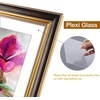 image:imageGolden State Art8x10 Collage Picture Frame Holds Two 4x6 PhotosPink Gold  Includes easel backHD plexiglass frontbuildin hangers and buttonsDesktopwall mount8x10 Decorative photo frame10 PacksBlack Gold