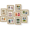 image:imageGolden State Art8x10 Collage Picture Frame Holds Two 4x6 PhotosPink Gold  Includes easel backHD plexiglass frontbuildin hangers and buttonsDesktopwall mount8x10 Decorative photo frame10 PacksVintage Gold