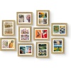 image:imageGolden State Art8x10 Collage Picture Frame Holds Two 4x6 PhotosPink Gold  Includes easel backHD plexiglass frontbuildin hangers and buttonsDesktopwall mount8x10 Decorative photo frame10 PacksVintage Gold