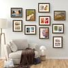image:imageGolden State Art8x10 Collage Picture Frame Holds Two 4x6 PhotosPink Gold  Includes easel backHD plexiglass frontbuildin hangers and buttonsDesktopwall mount8x10 Decorative photo frame10 PacksBlack Gold