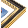 image:imageGolden State Art8x10 Collage Picture Frame Holds Two 4x6 PhotosPink Gold  Includes easel backHD plexiglass frontbuildin hangers and buttonsDesktopwall mount8x10 Decorative photo frame10 PacksBlack Gold
