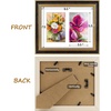 image:imageGolden State Art8x10 Collage Picture Frame Holds Two 4x6 PhotosPink Gold  Includes easel backHD plexiglass frontbuildin hangers and buttonsDesktopwall mount8x10 Decorative photo frame10 PacksBlack Gold