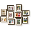 image:imageGolden State Art8x10 Collage Picture Frame Holds Two 4x6 PhotosPink Gold  Includes easel backHD plexiglass frontbuildin hangers and buttonsDesktopwall mount8x10 Decorative photo frame10 PacksBlack Gold
